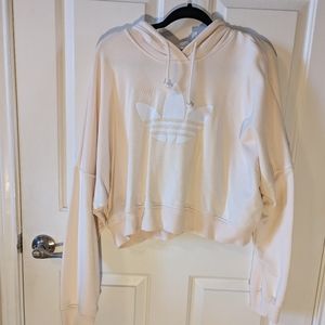 NWOT Adidas Originals Cropped Trefoil Hoodie